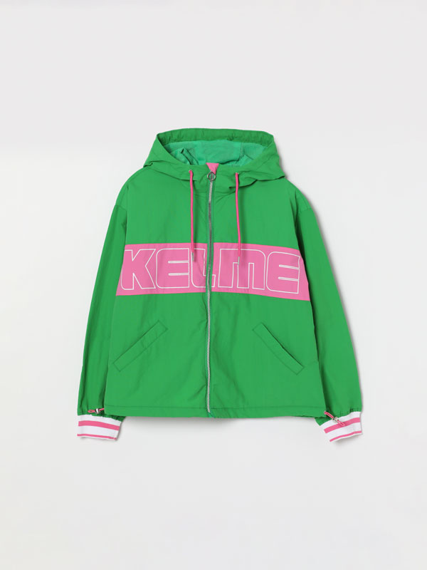 Cazadora con capcuha KELME x LEFTIES - CHAQUETAS - TODA LA COLECCIÓN -  MUJER - | Lefties ESPAÑA