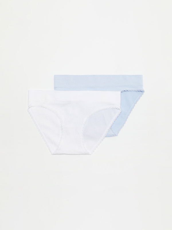 Pack of 2 seamless classic briefs