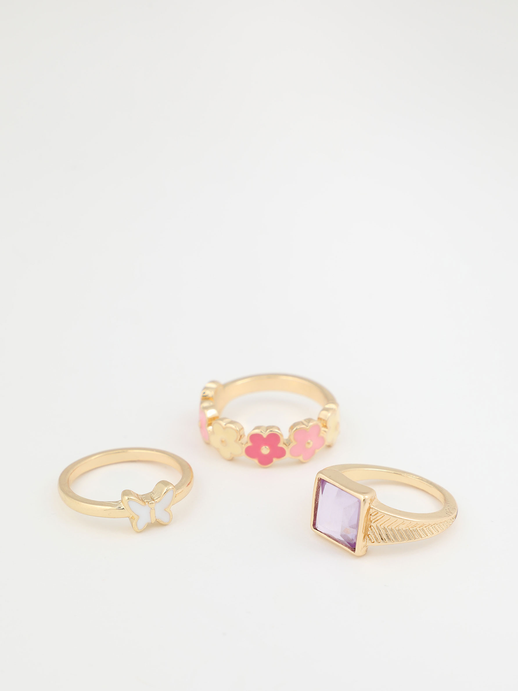 Pack de 6 anillos combinados - Bisutería - ACCESORIOS - TODA LA COLECCIÓN -  MUJER - | Lefties ESPAÑA