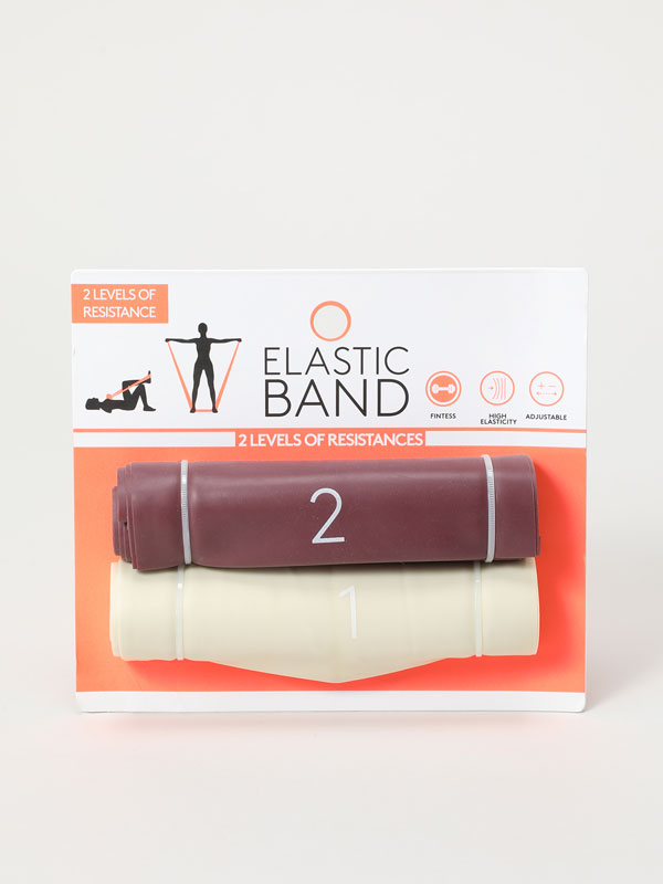 2-pack of elastic resistance bands