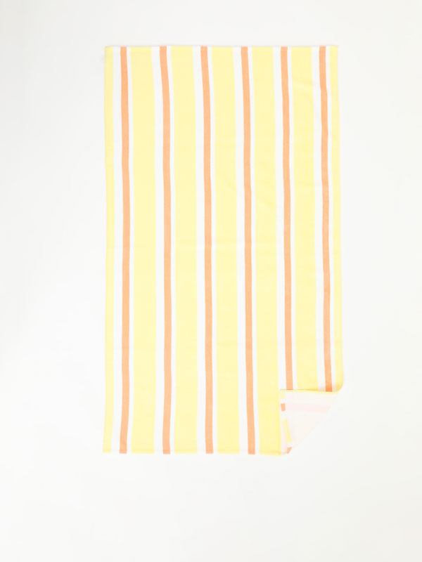 Striped print towel