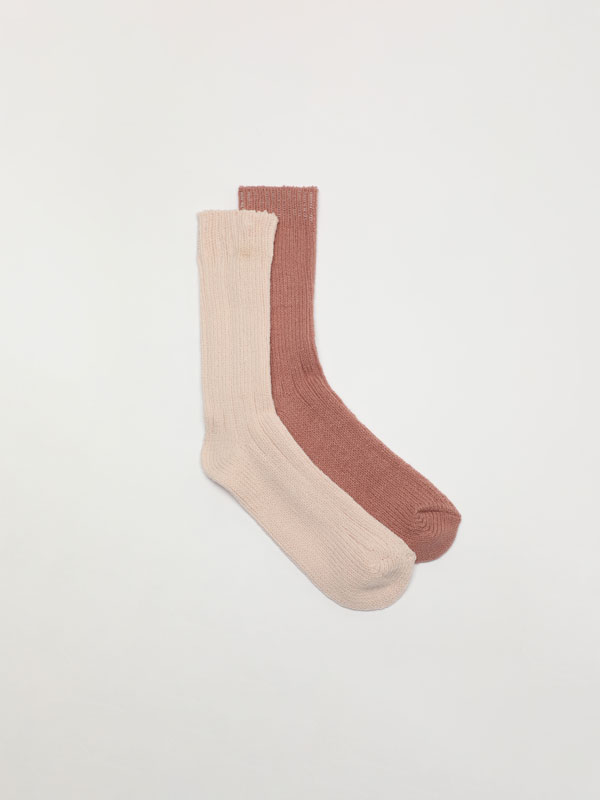 Pack de 2 pares de calcetíns suaves