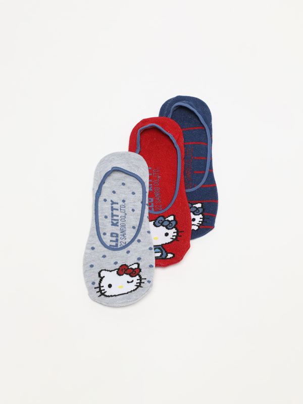 Pack de 3 calcetíns de Hello Kitty ©SANRIO