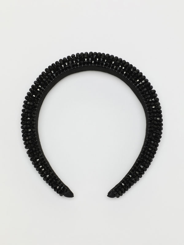 zara black headband