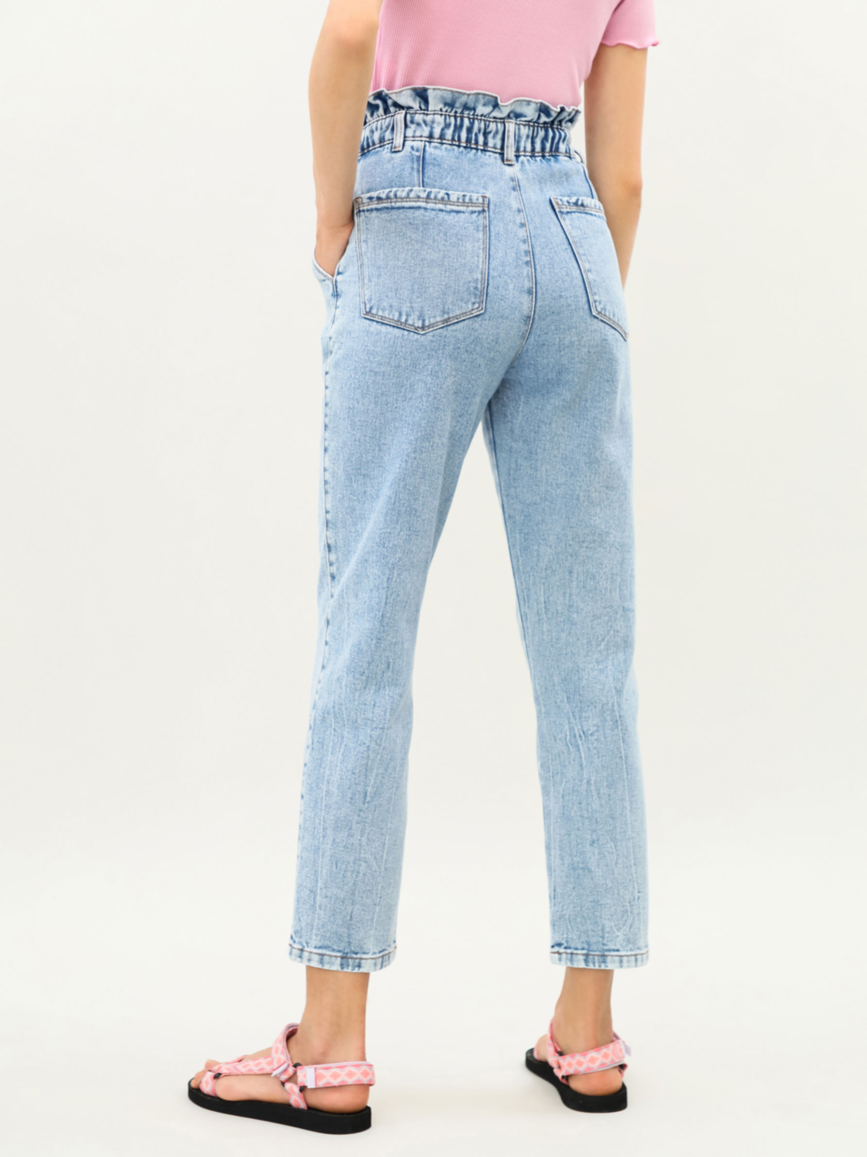 levis high waisted paperbag jeans