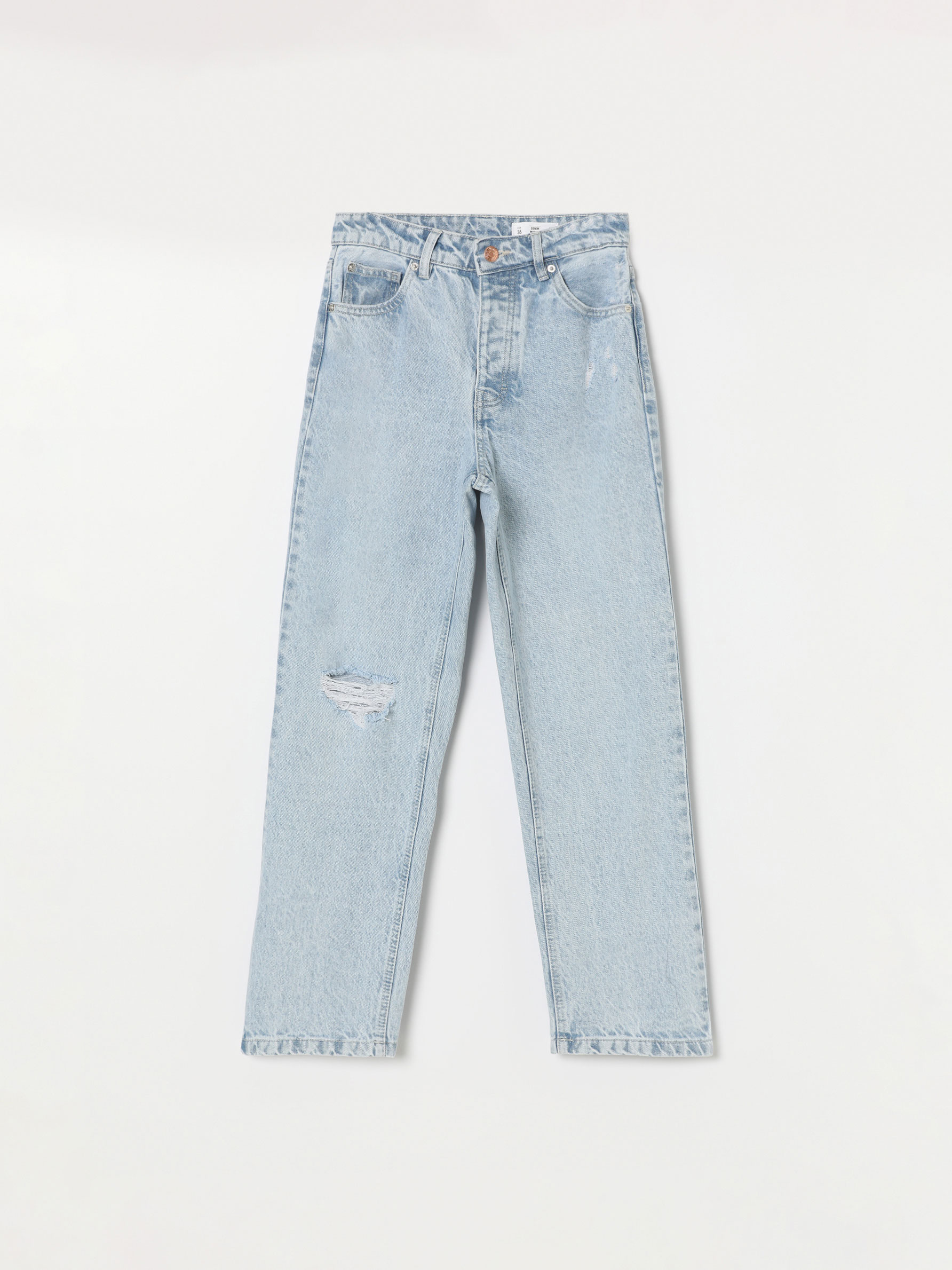 Pantalón vaquero straight - NOVEDADES - MUJER - | Lefties ESPAÑA