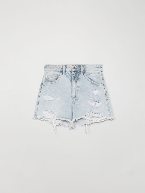 Pantalones cortos vaqueros de mujer | Lefties