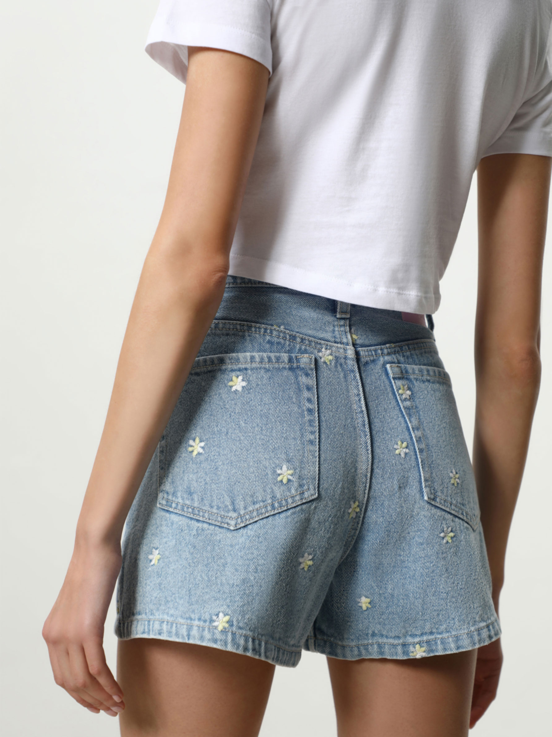 Mom fit denim shorts - Shorts - JEANS 