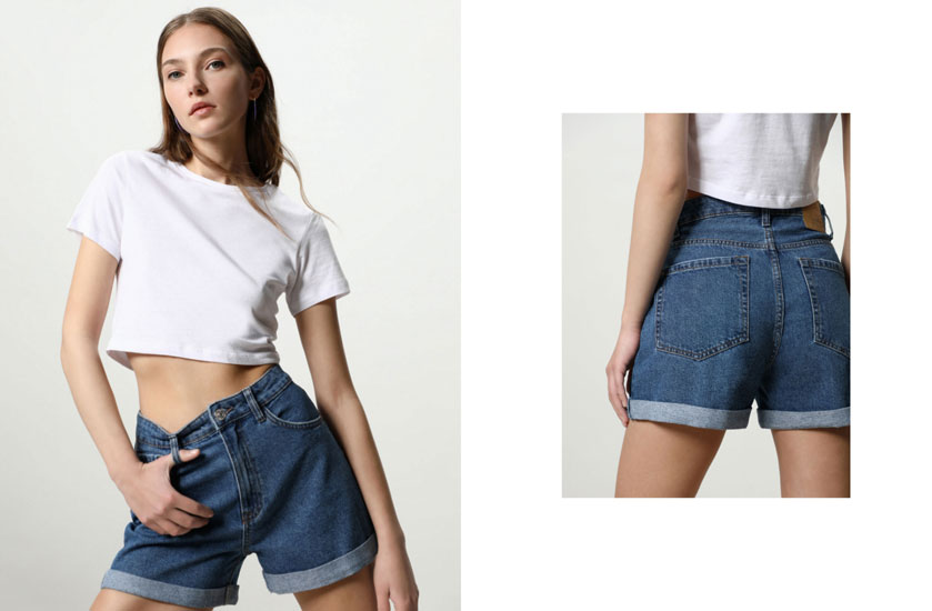 Pantalones cortos vaqueros de mujer | Lefties