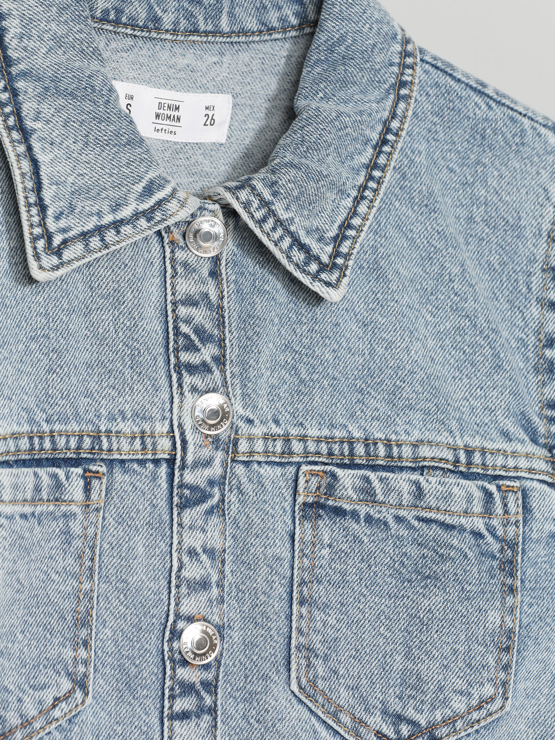 Vestido vaquero - VESTIDOS - TODA LA COLECCIÓN - MUJER - | Lefties ESPAÑA