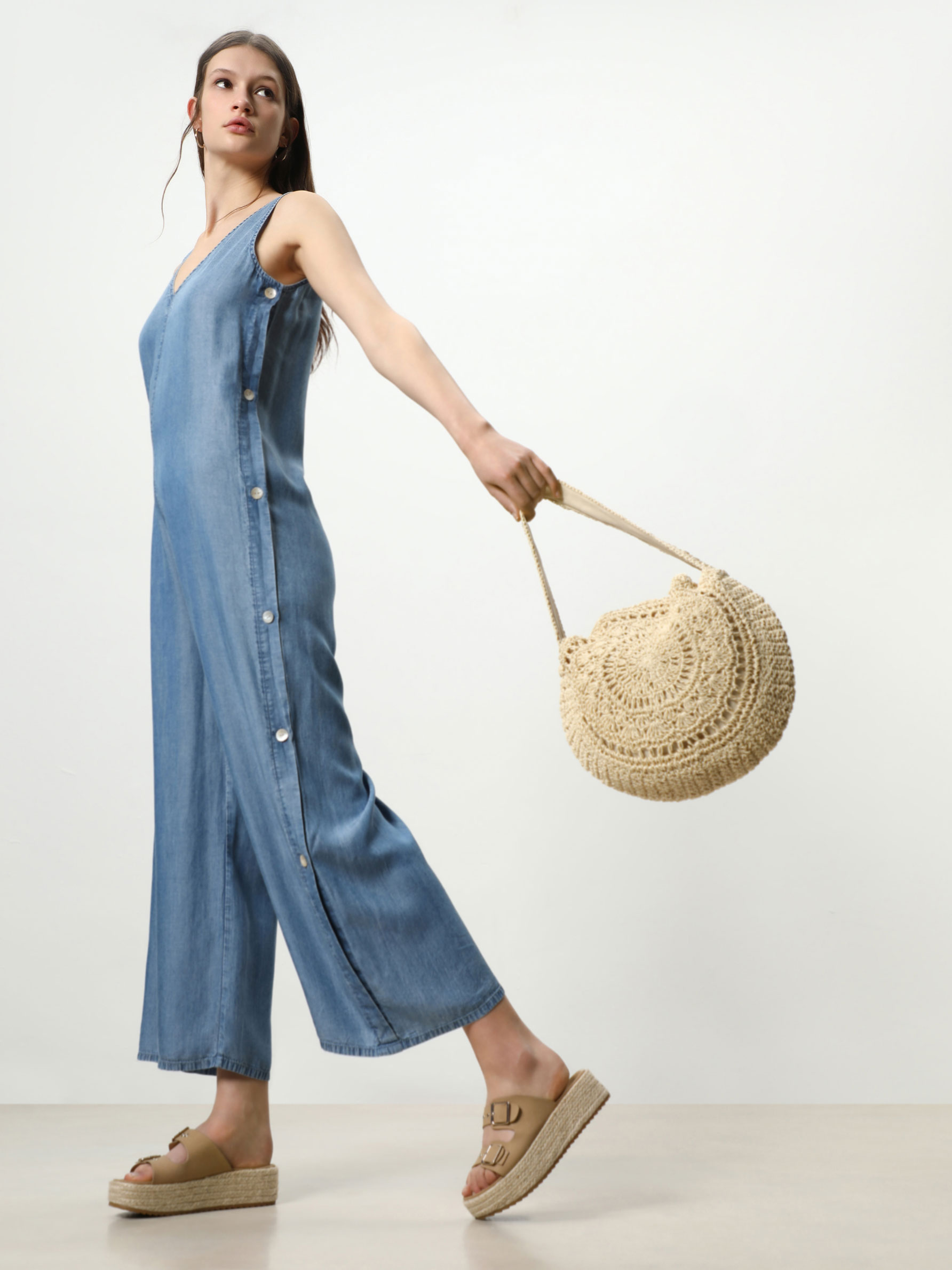 Lightweight denim dungarees - NEW IN 