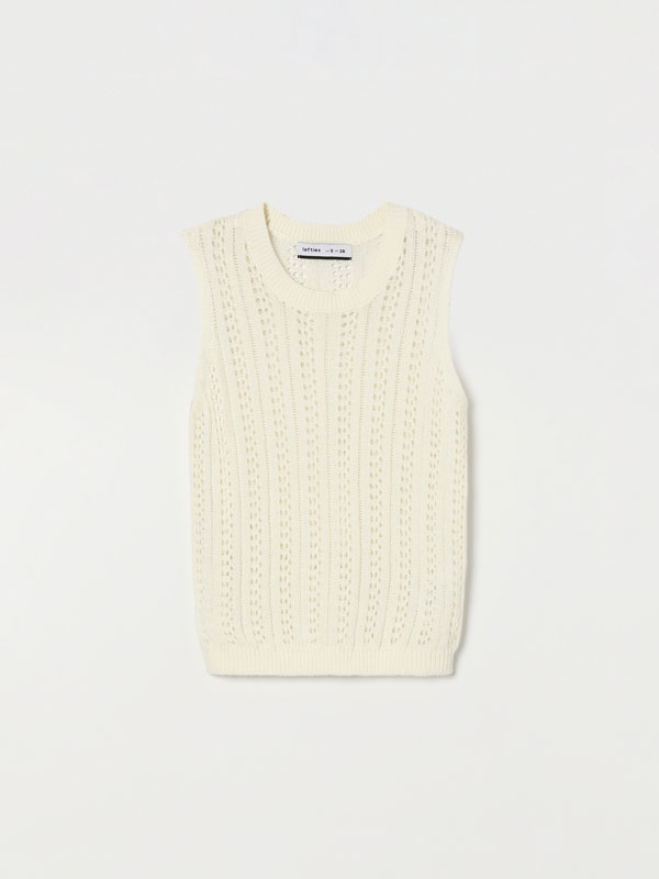 Open knit top