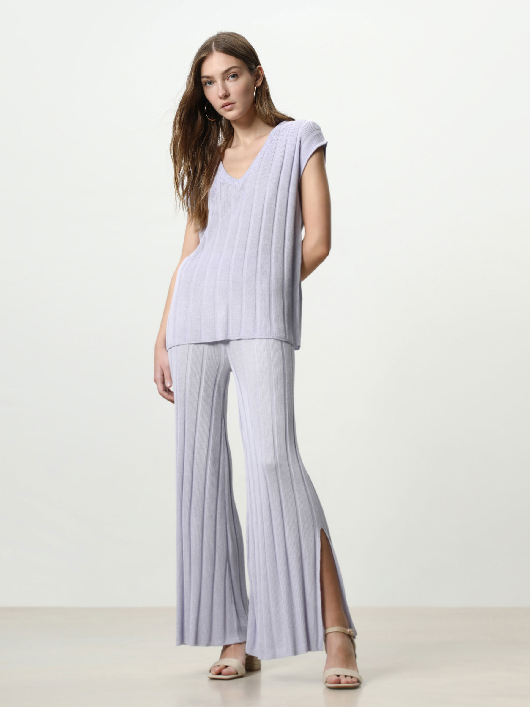 Ribbed knit trousers - NEW IN - WOMAN 