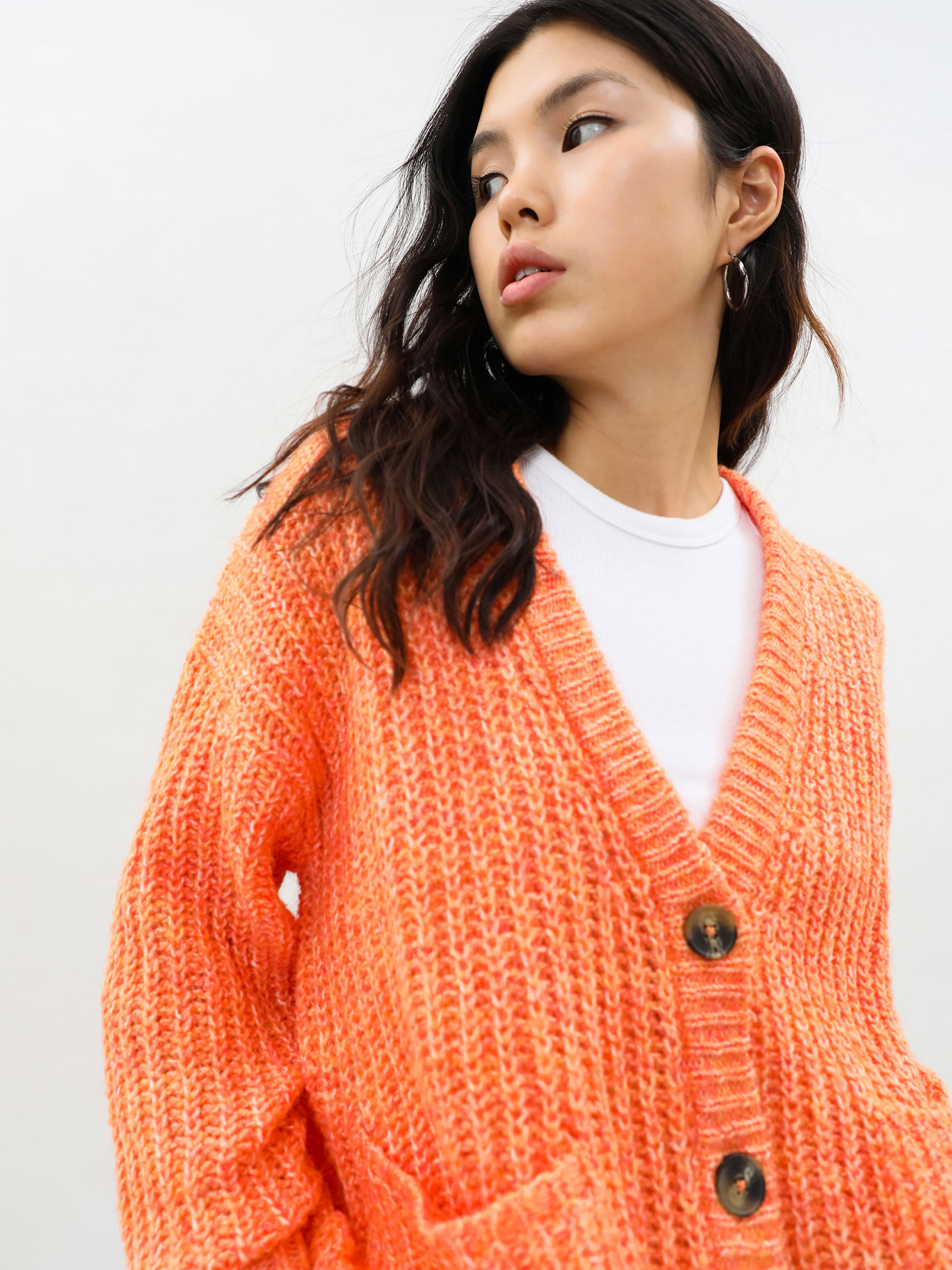 Chaqueta oversize de punto - Cárdigans - PUNTO - TODA LA COLECCIÓN - MUJER  - | Lefties España (Canarias)