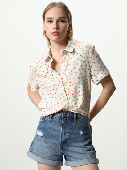 camisas manga corta de mujer
