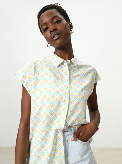 camisas manga corta de mujer