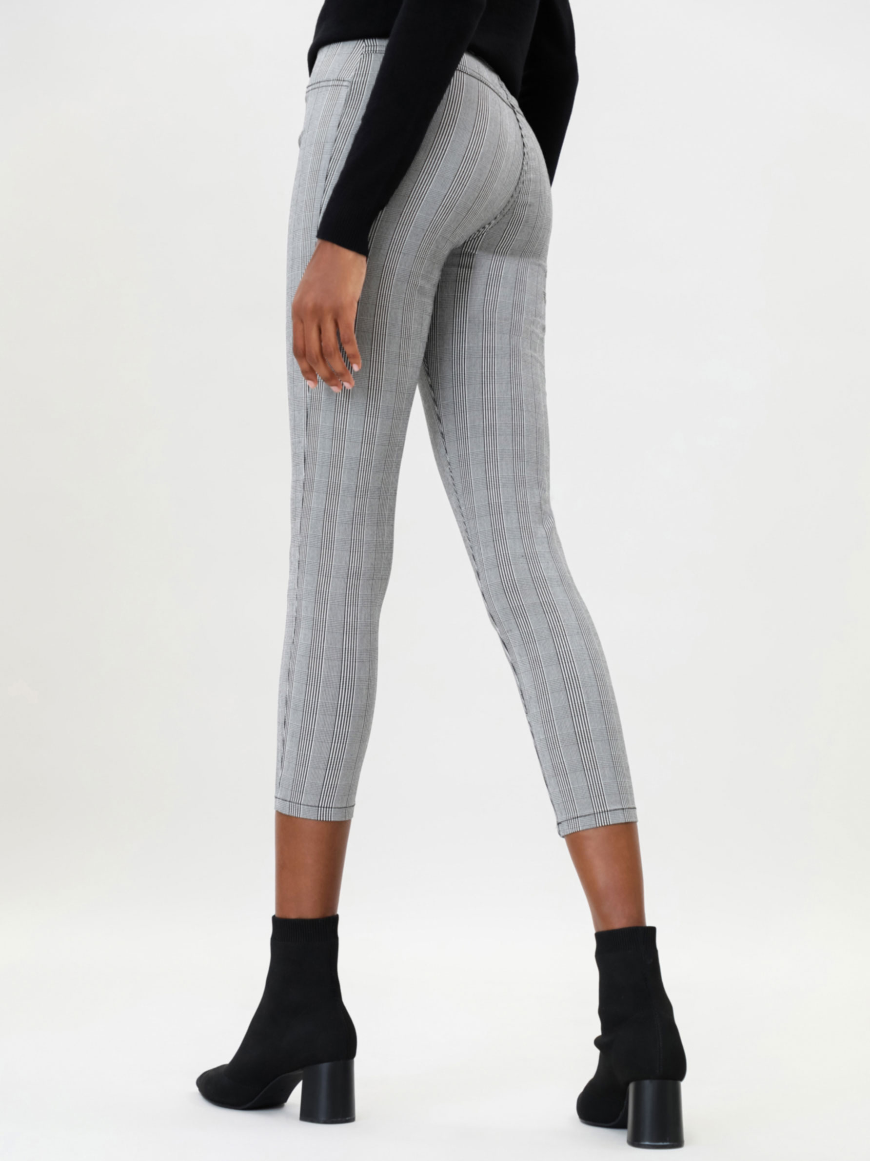 Check print jeggings - TROUSERS - THE 
