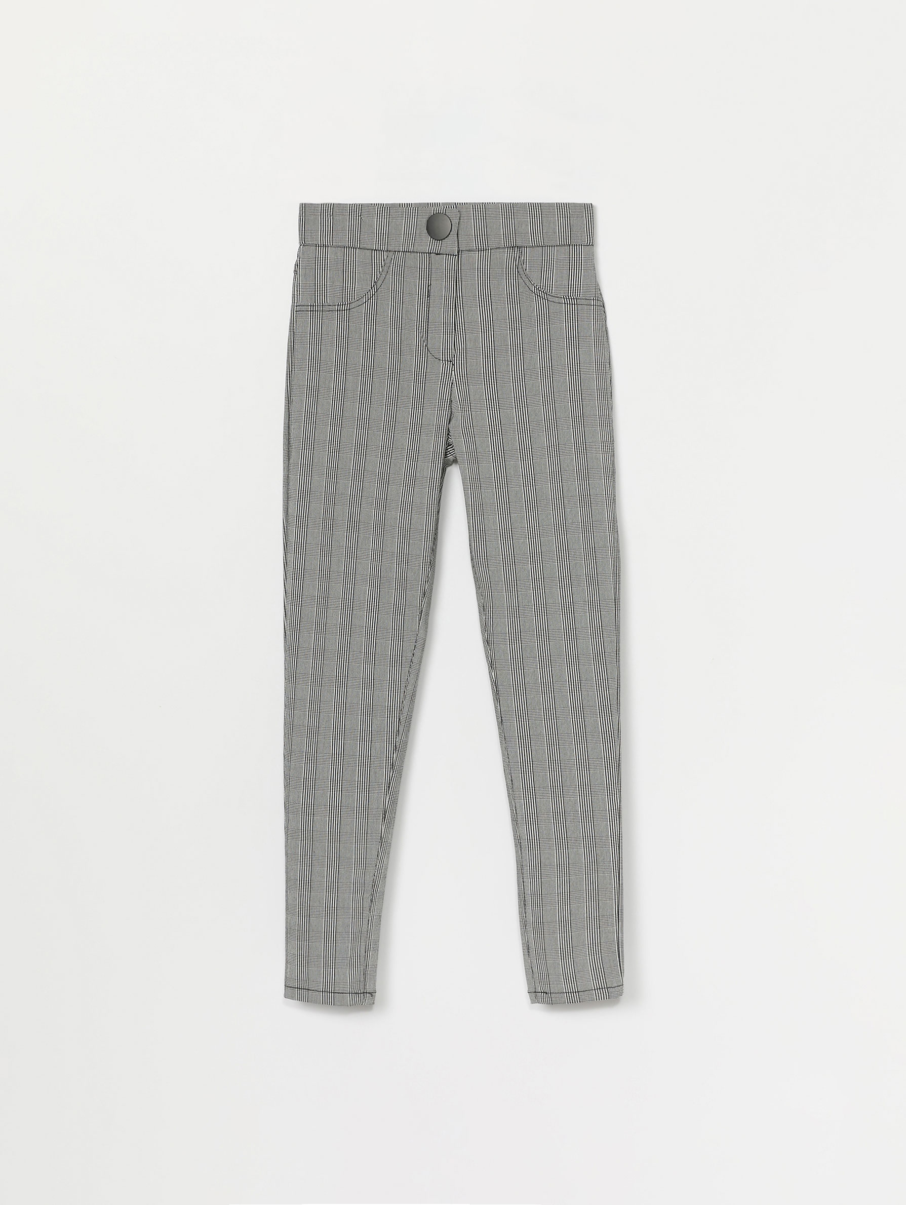 Check print jeggings - TROUSERS - THE 