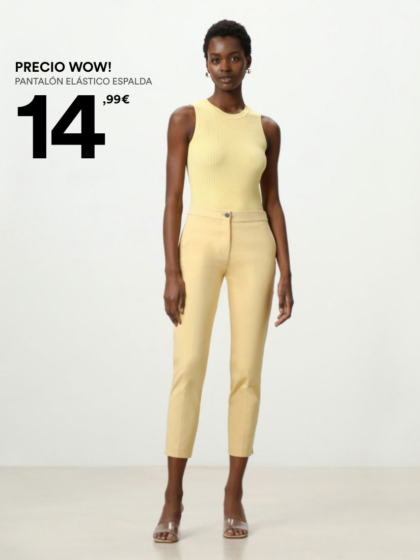 Pantalones Pitillo - PANTALONES - TODA LA COLECCIÓN - MUJER - | Lefties  ESPAÑA