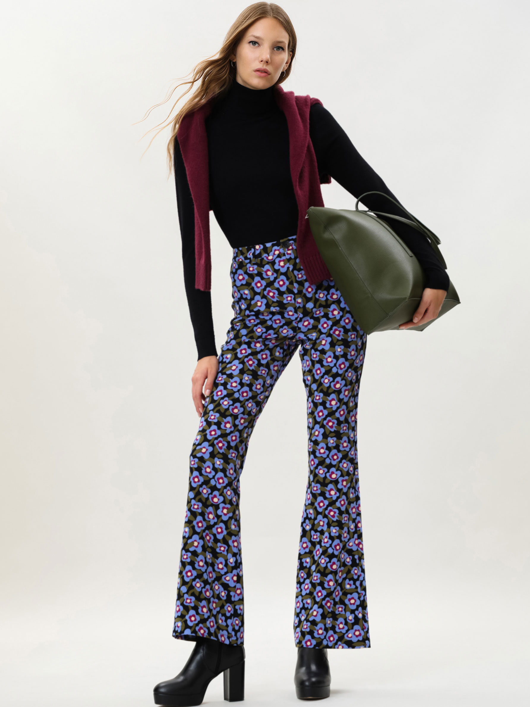 Printed flared trousers - Bell Bottom 