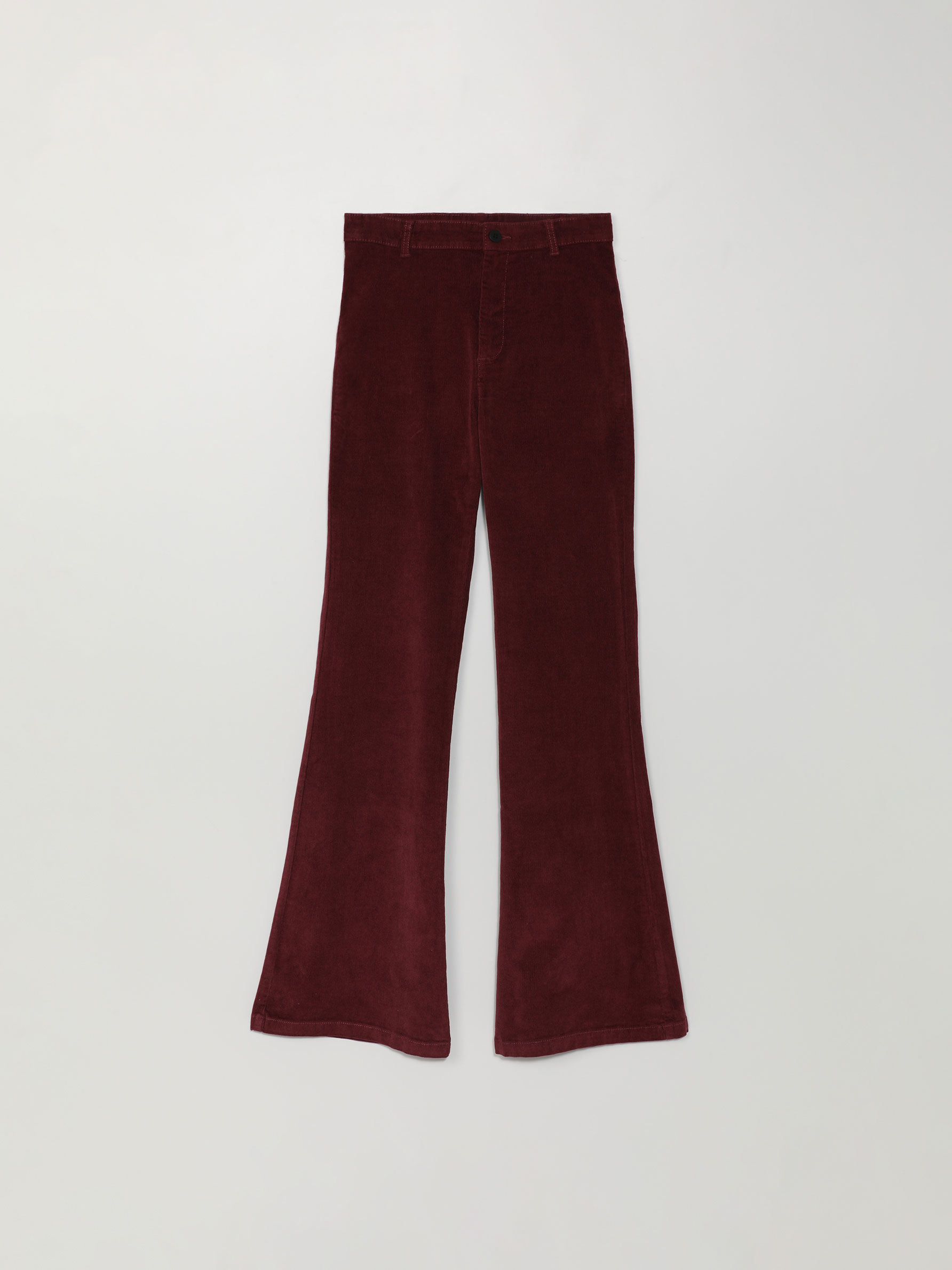 Pantalón flare de pana - Pantalones Campana - PANTALONES - TODA LA  COLECCIÓN - MUJER - | Lefties ESPAÑA