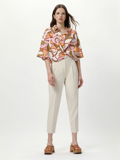 Pantalones Pitillo - PANTALONES - TODA LA COLECCIÓN - MUJER - | Lefties  ESPAÑA