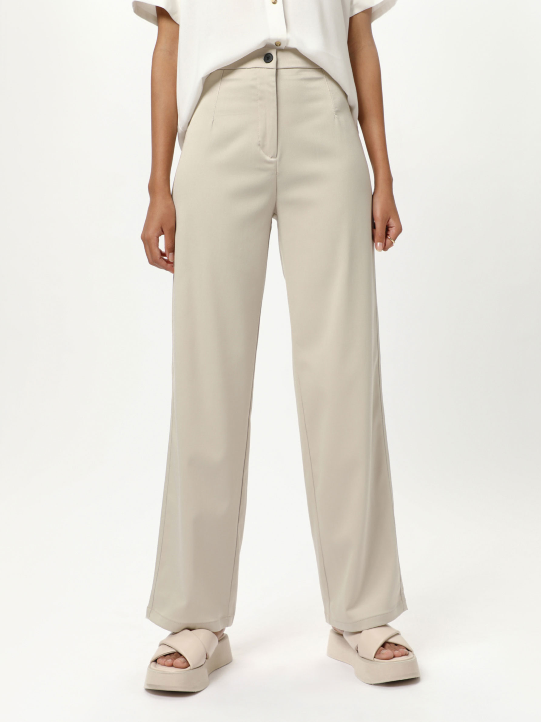 Wide-leg trousers - TROUSERS - THE 