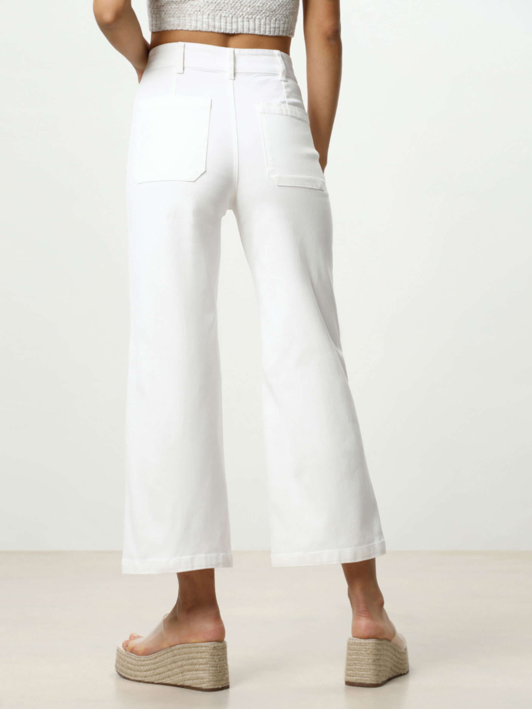 Pantalón culotte - Pantalones Campana - PANTALONES - TODA LA COLECCIÓN -  MUJER - | Lefties Mexico