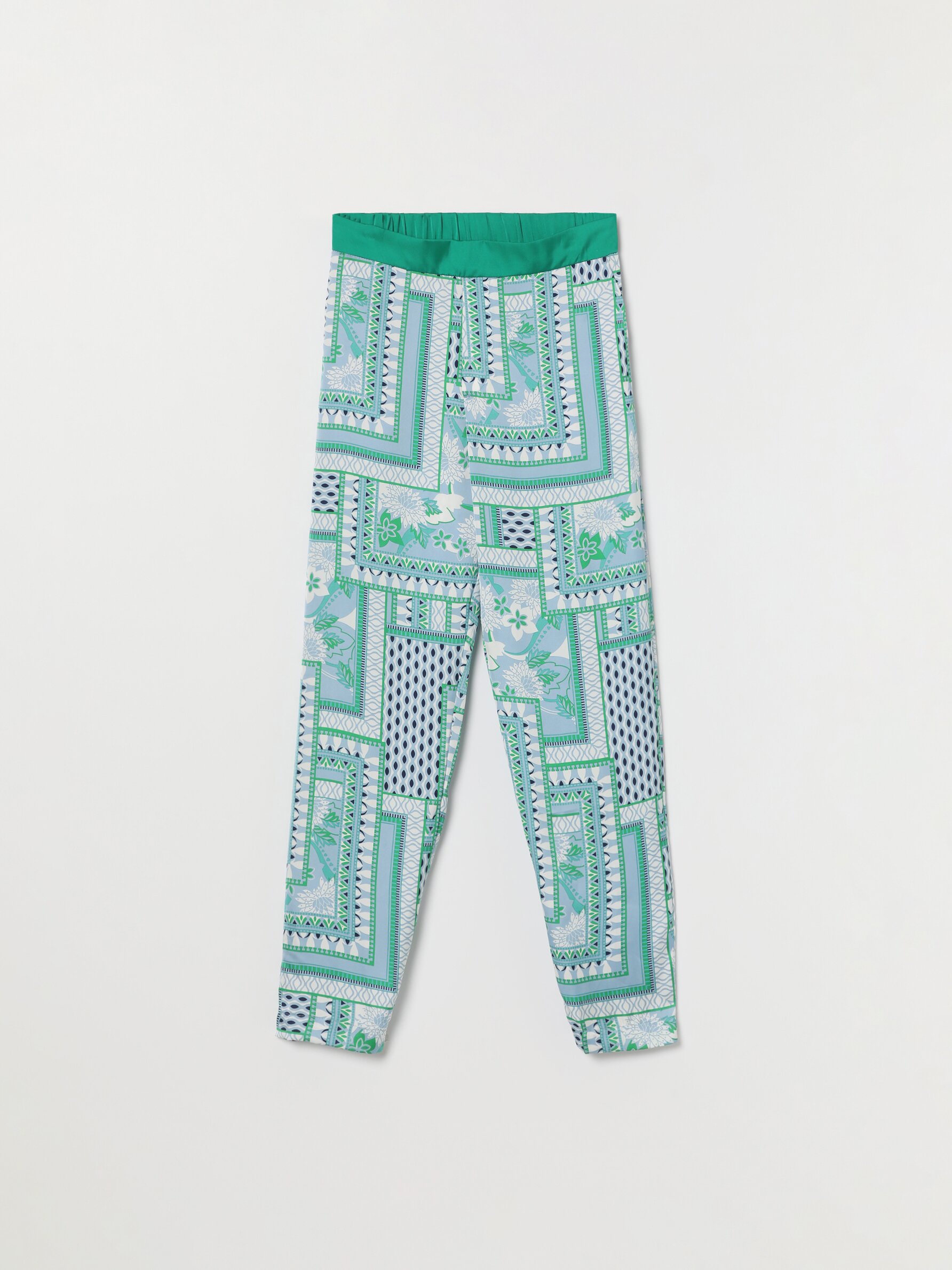 Pantalón fluido satinado - Pantalones Jogger - PANTALONES - TODA LA  COLECCIÓN - MUJER - | Lefties ESPAÑA