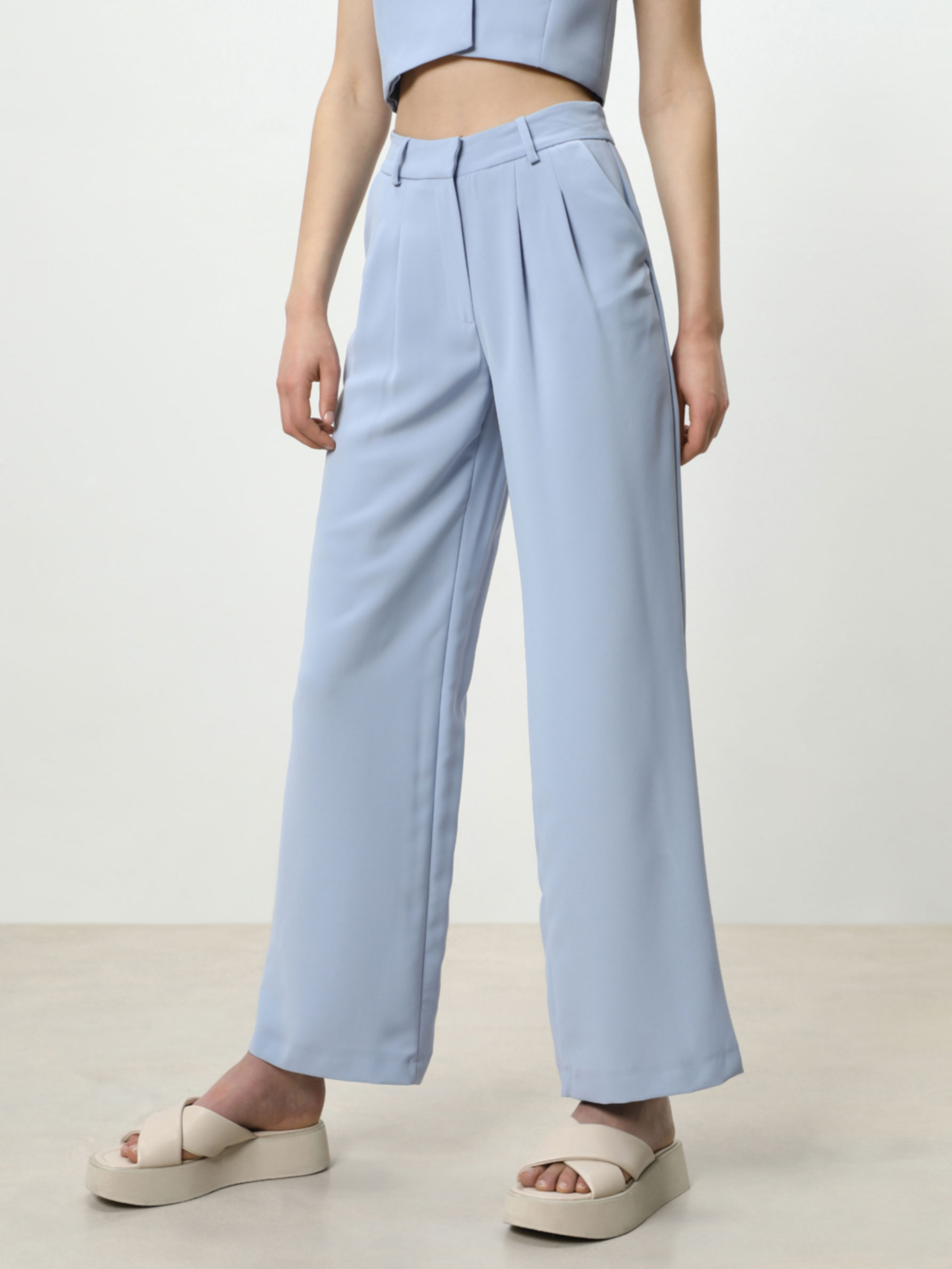 Pantalón daddy - Pantalones Vestir - PANTALONES - TODA LA COLECCIÓN - MUJER  - | Lefties ESPAÑA