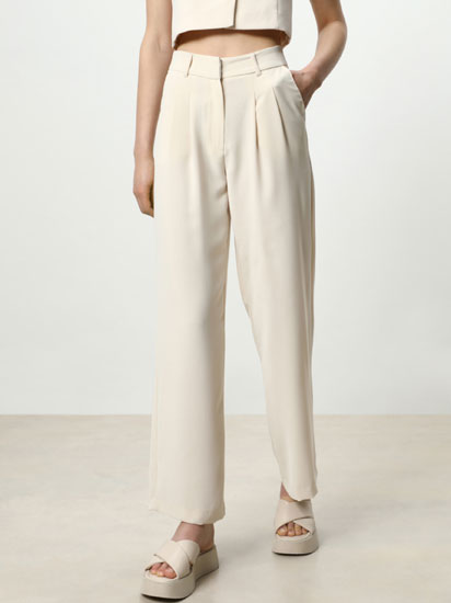 Pantalones Campana - PANTALONES - TODA LA COLECCIÓN - MUJER - | Lefties  ESPAÑA