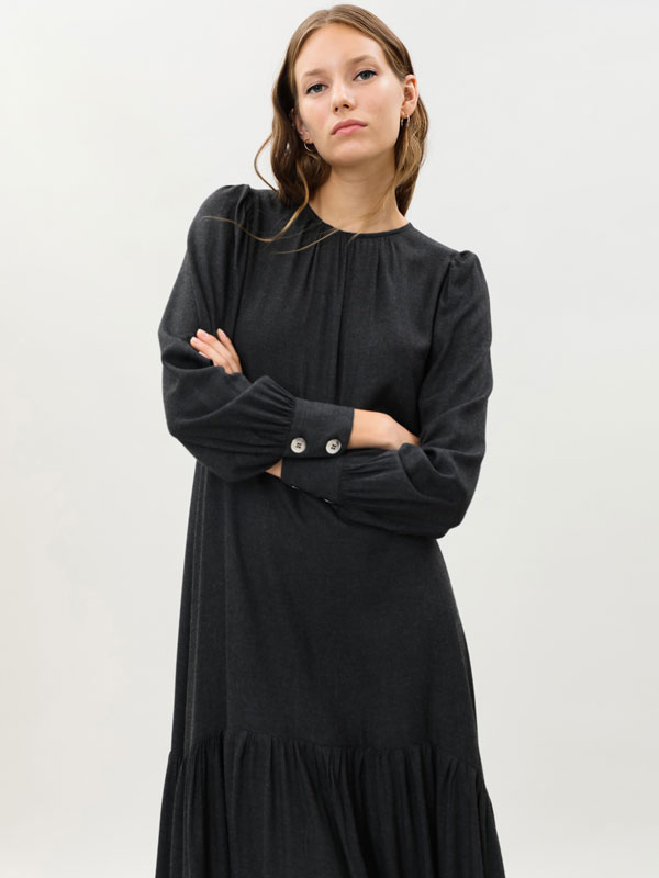 Vestidos de manga larga de mujer | Lefties Nueva Colección