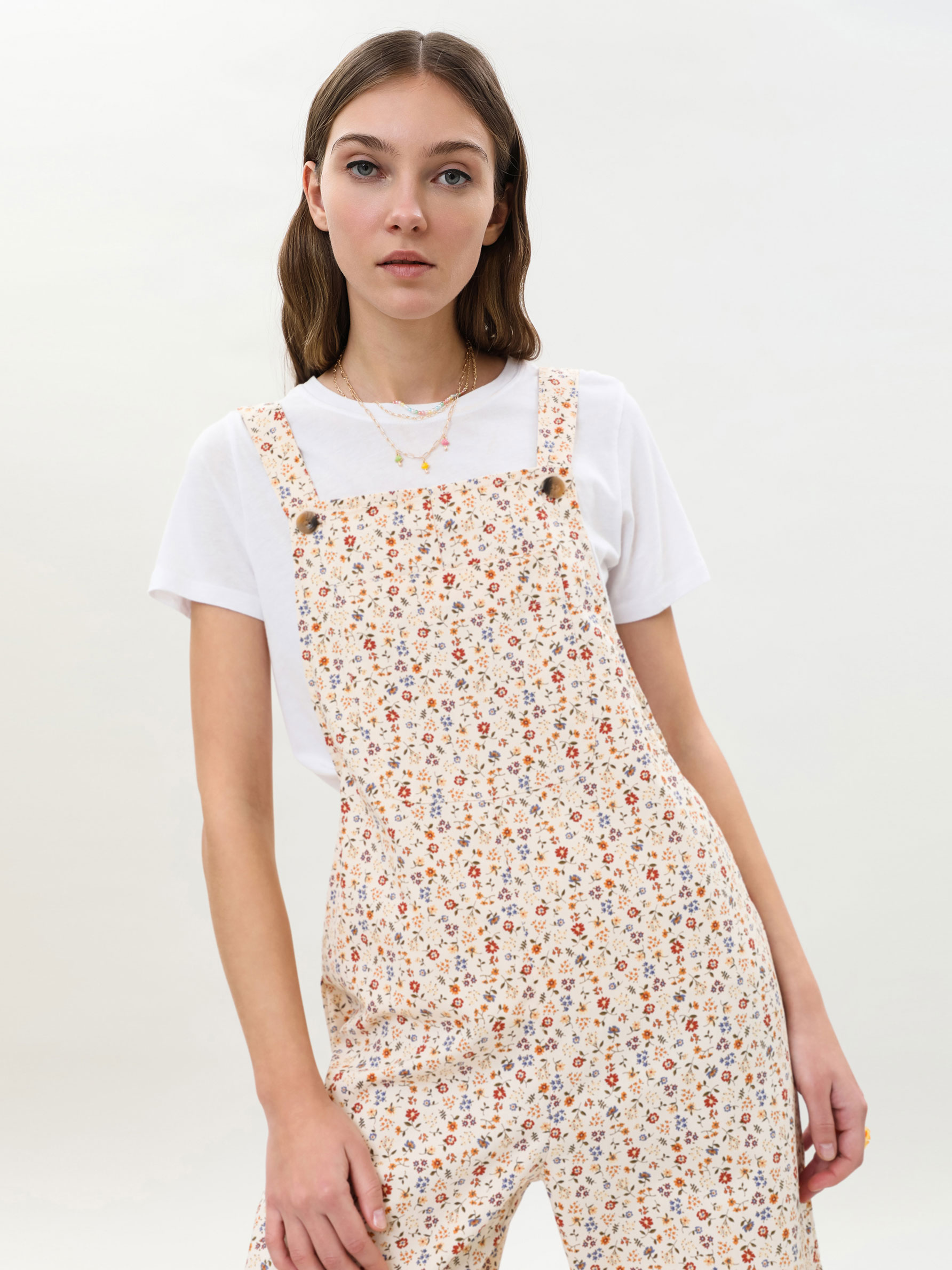 Long printed dungarees - DRESSES - THE 