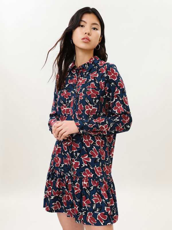 vestido terciopelo lefties