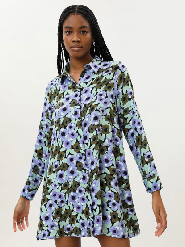 Vestidos de manga larga de mujer | Lefties Nueva Colección