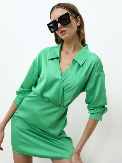 Vestidos de manga larga de mujer | Lefties Nueva Colección