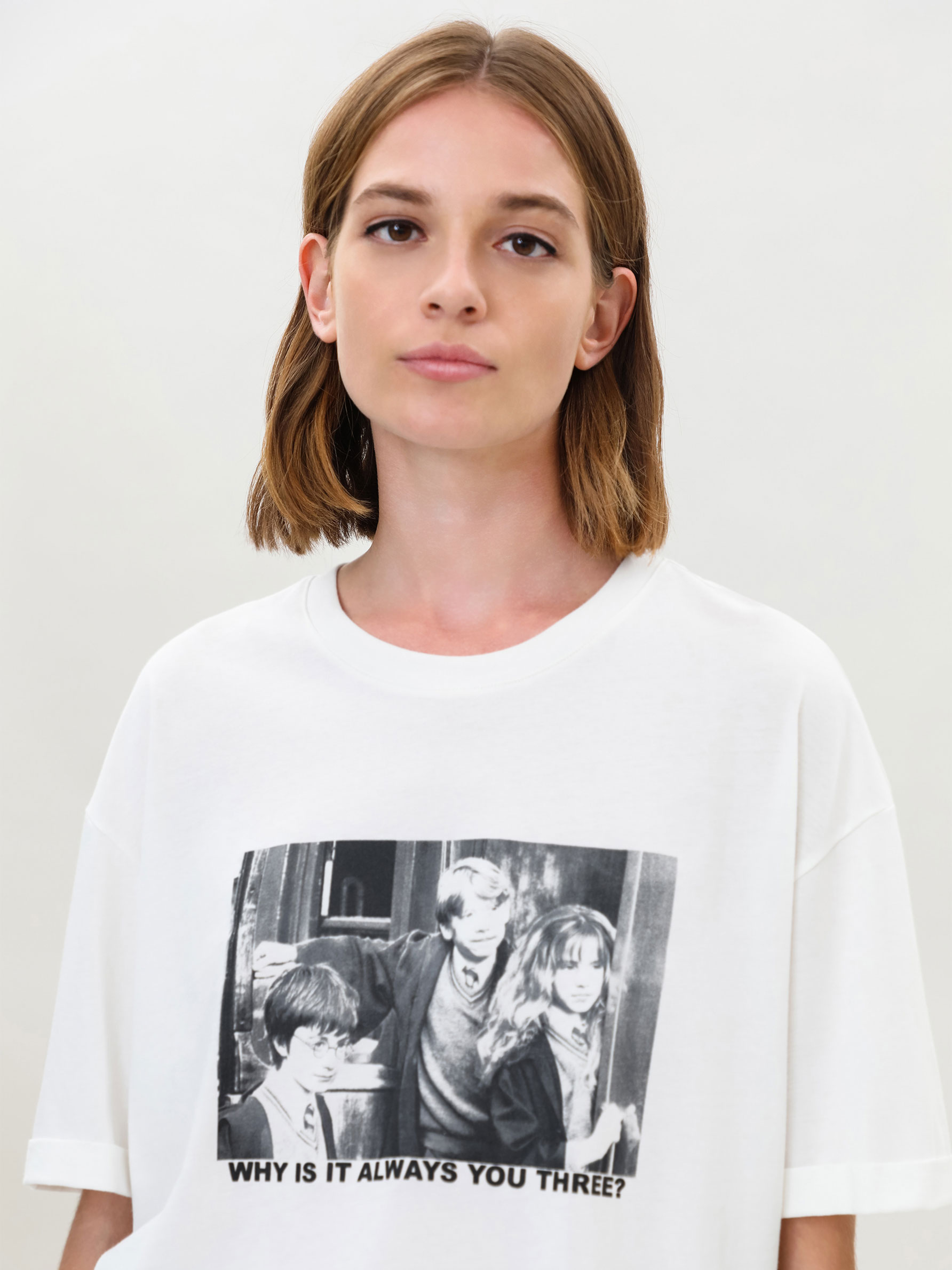 Harry Potter © \u0026 ™ WARNER BROS photo print T-shirt - Short Sleeve T-shirts  - T-SHIRTS - THE ENTIRE COLLECTION - WOMAN - | Lefties Oman