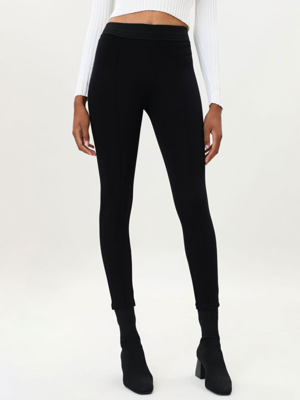 simple black leggings
