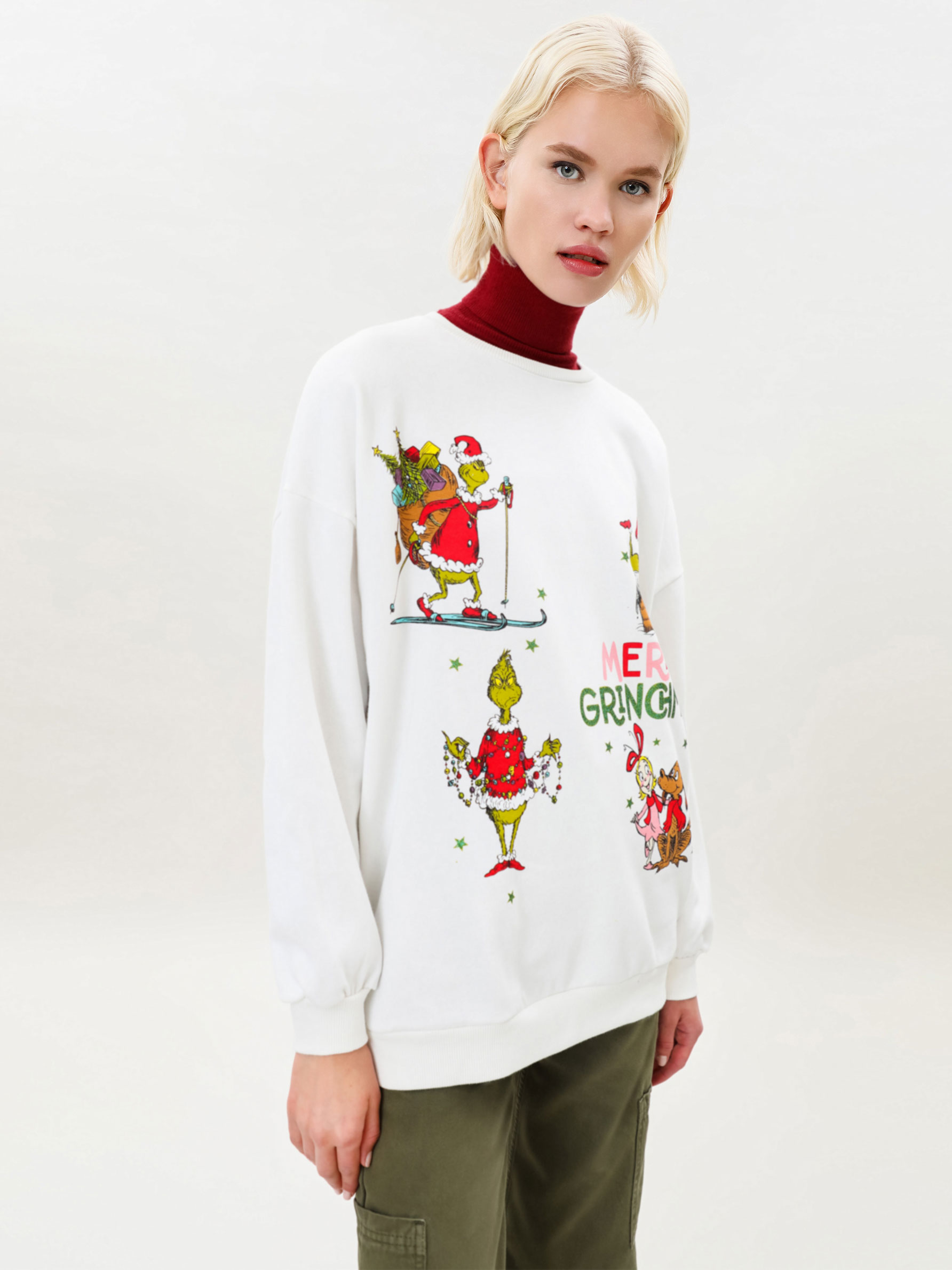 The Grinch print sweatshirt - Collabs 
