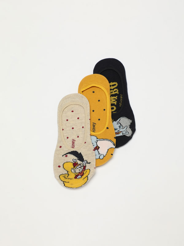 Pack de 3 pares de calcetines de Dumbo ©Disney