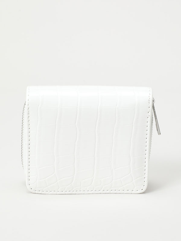 Faux leather square purse