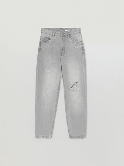 Vaqueros mom fit de mujer | Lefties Nueva Colección