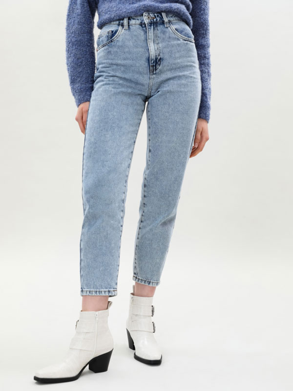 Jeans high waist para mujer | Lefties Nueva Colección