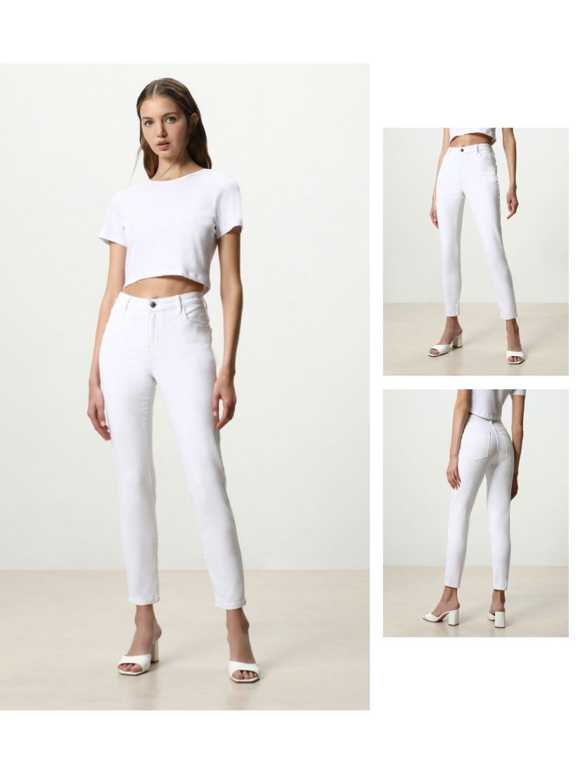 Jeans high waist para mujer | Lefties Nueva Colección