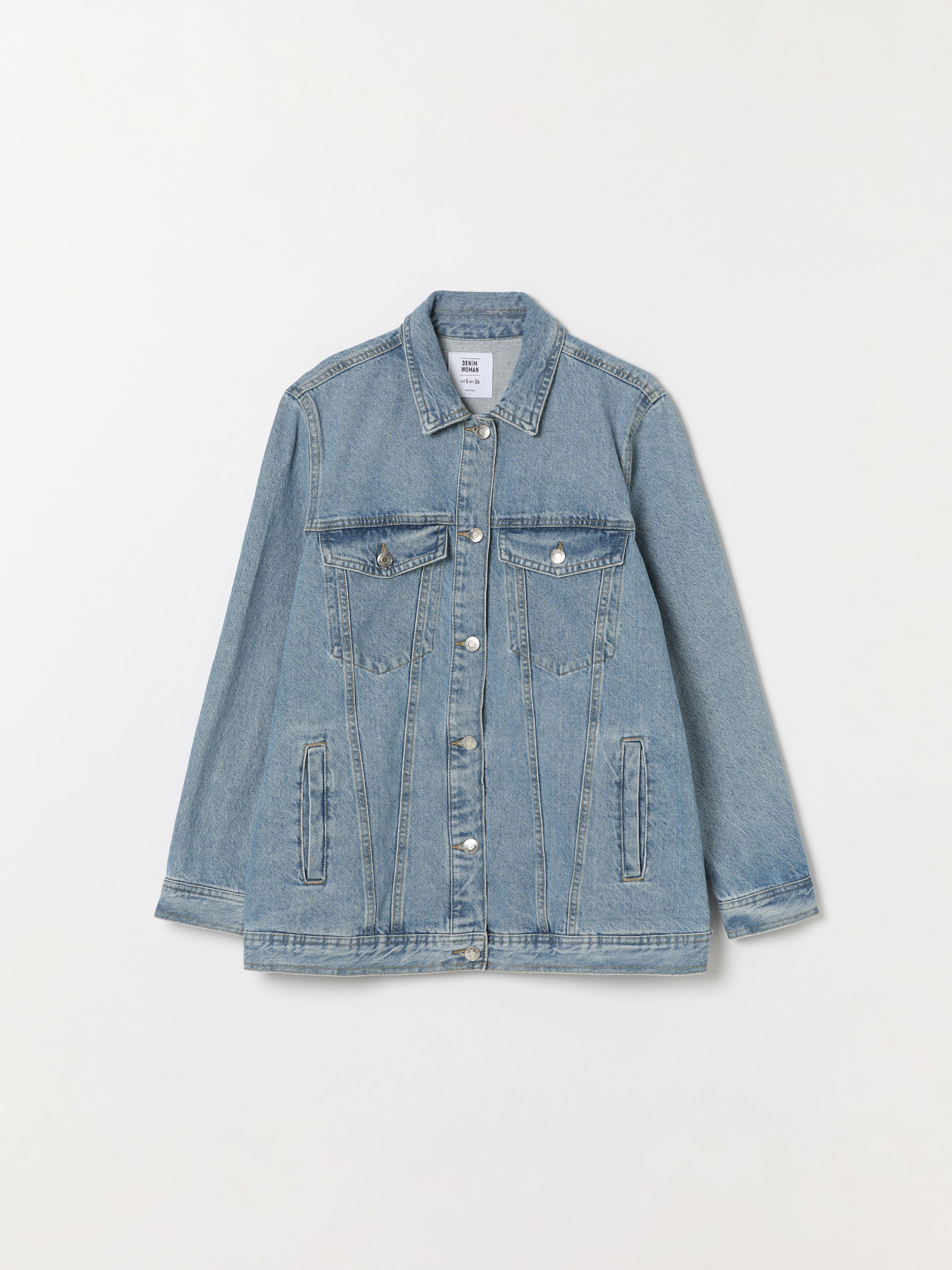 Oversized denim jacket - DENIM - THE 