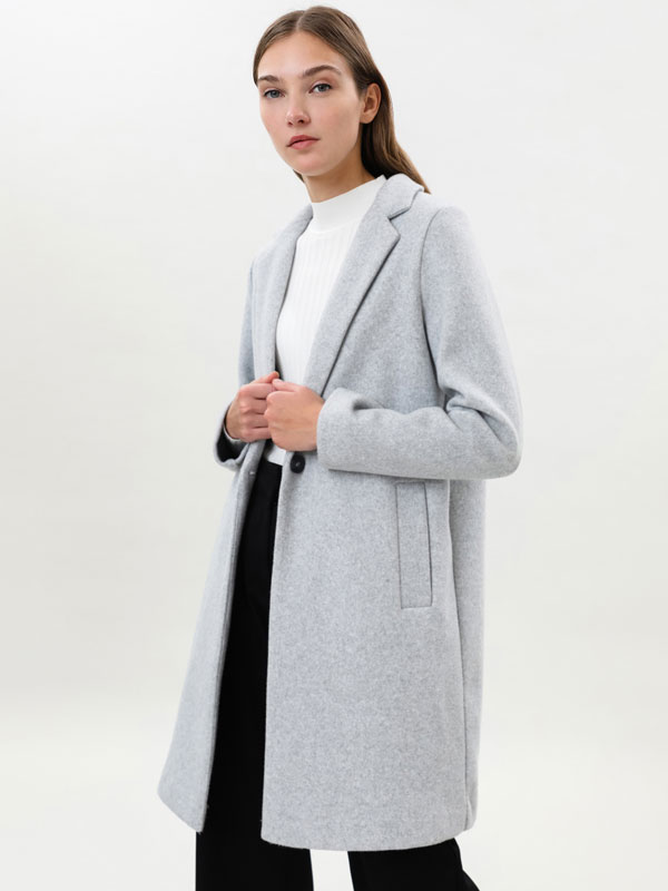 Long woolly coat