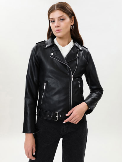 chaqueta marron mujer