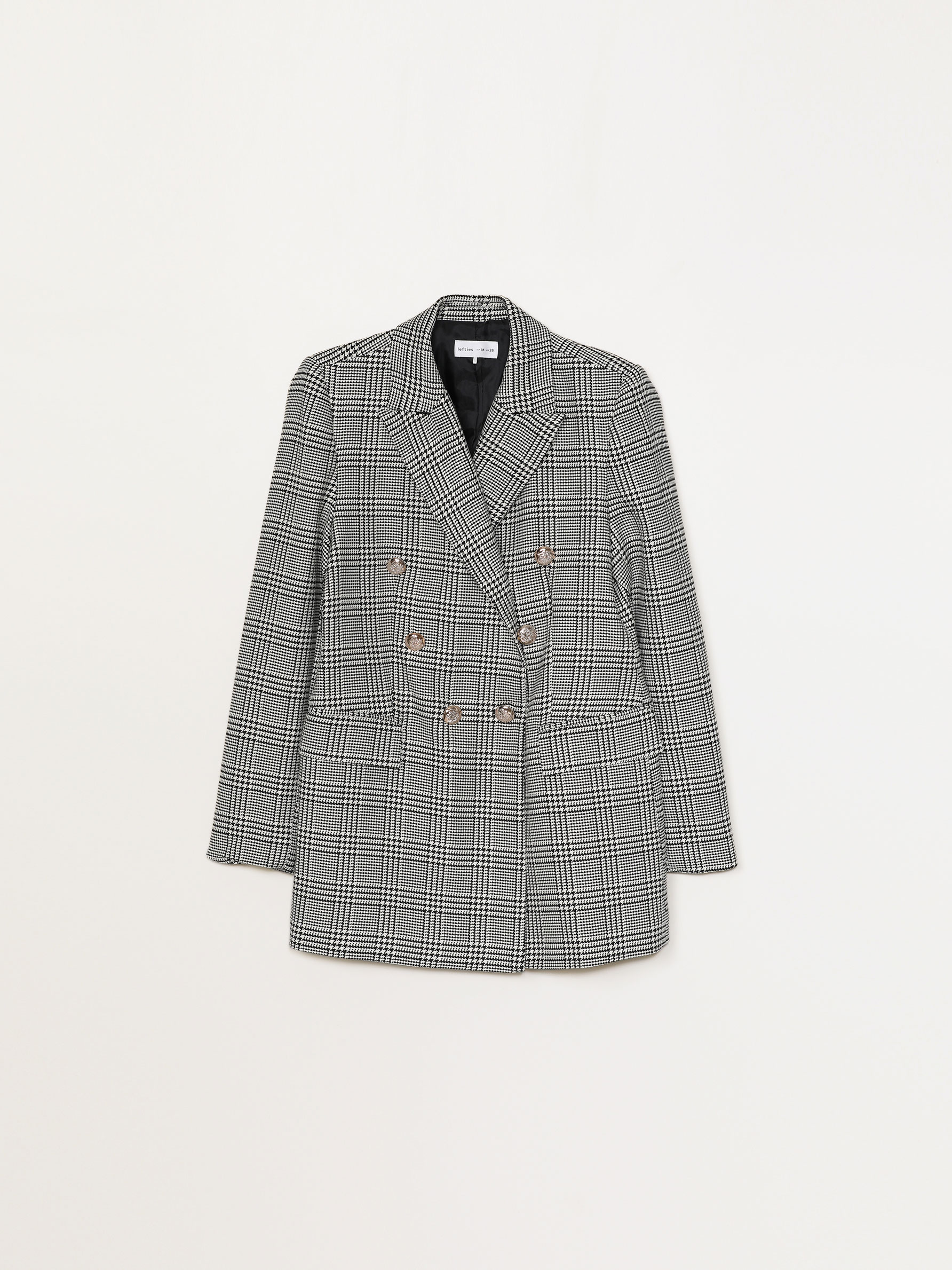 Blazer cruzada de cuadros - BLAZERS - TODA LA COLECCIÓN - MUJER - | Lefties  Mexico