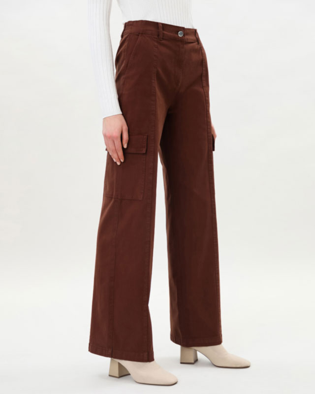 Pantalons de butxaques cama ampla