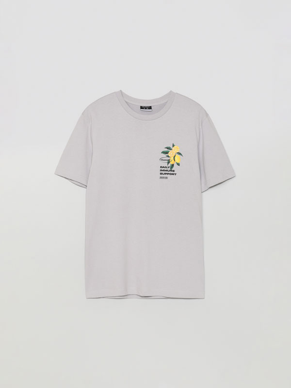 T-shirt estampada com maxiprint